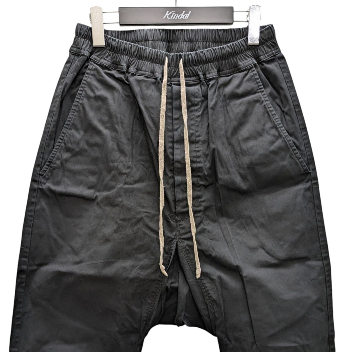 ドローストリングクロップドサルエルパンツ