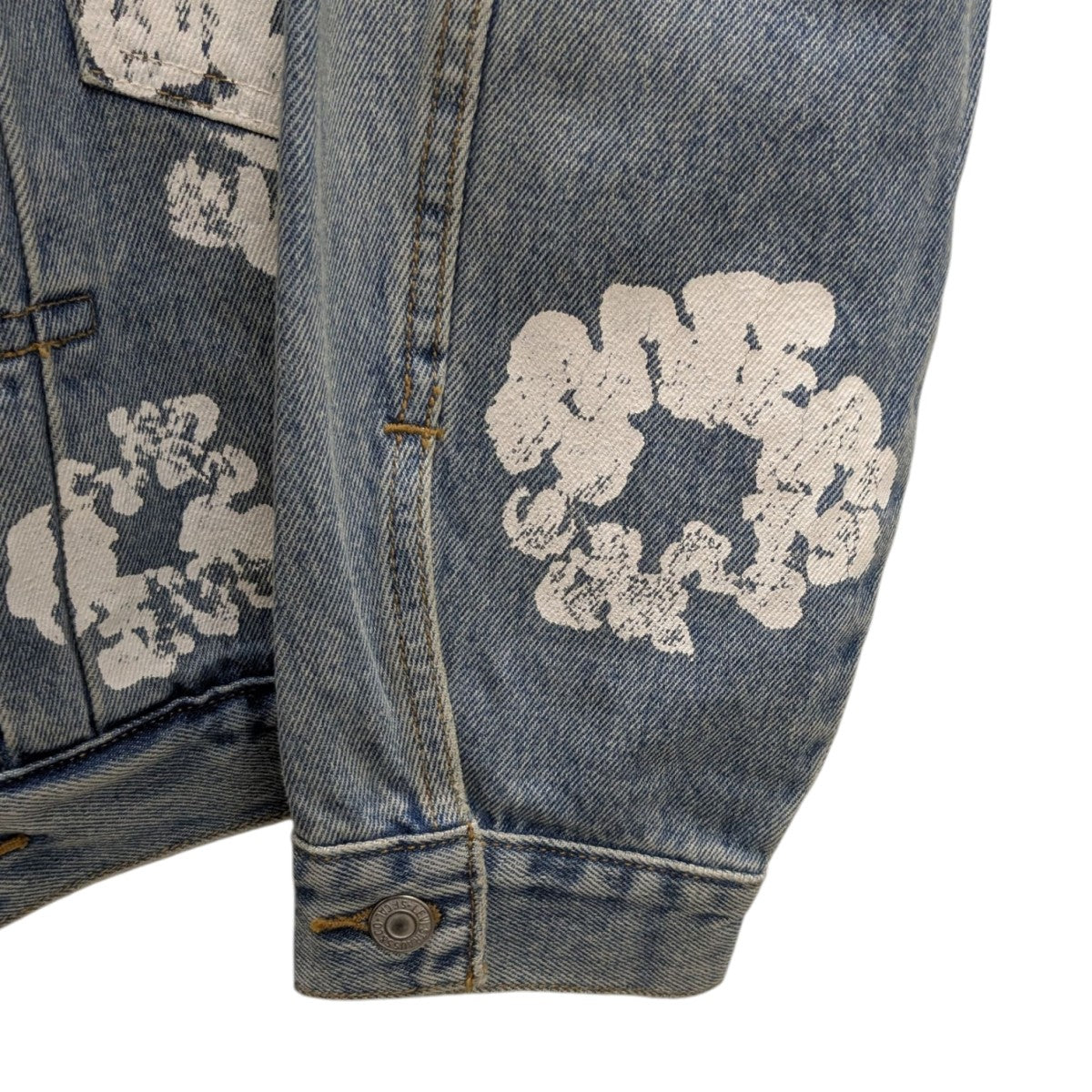 Denim Tears×LEVI'S TYPE-2 ALL OVER WREATH LIGHT WASHデニム
