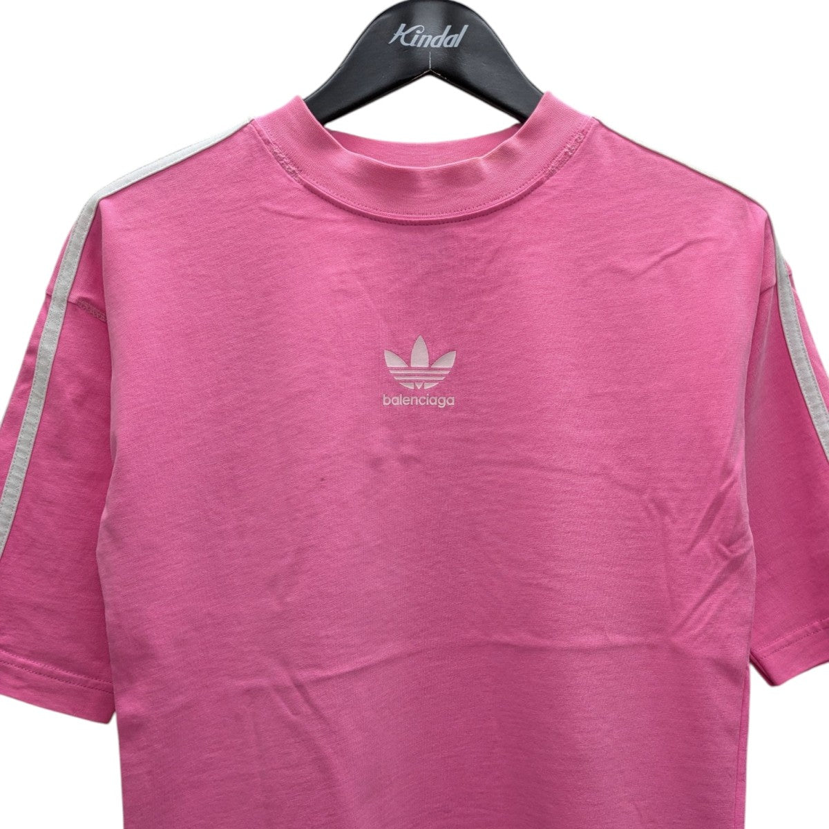 BALENCIAGA - バレンシアガ ×アディダス adidas  23SS  732955 TNVU4 サイドラインTシャツ  レディース XXS BALENCIAGA - バレンシアガ ×アディダス adidas 23SS 732955