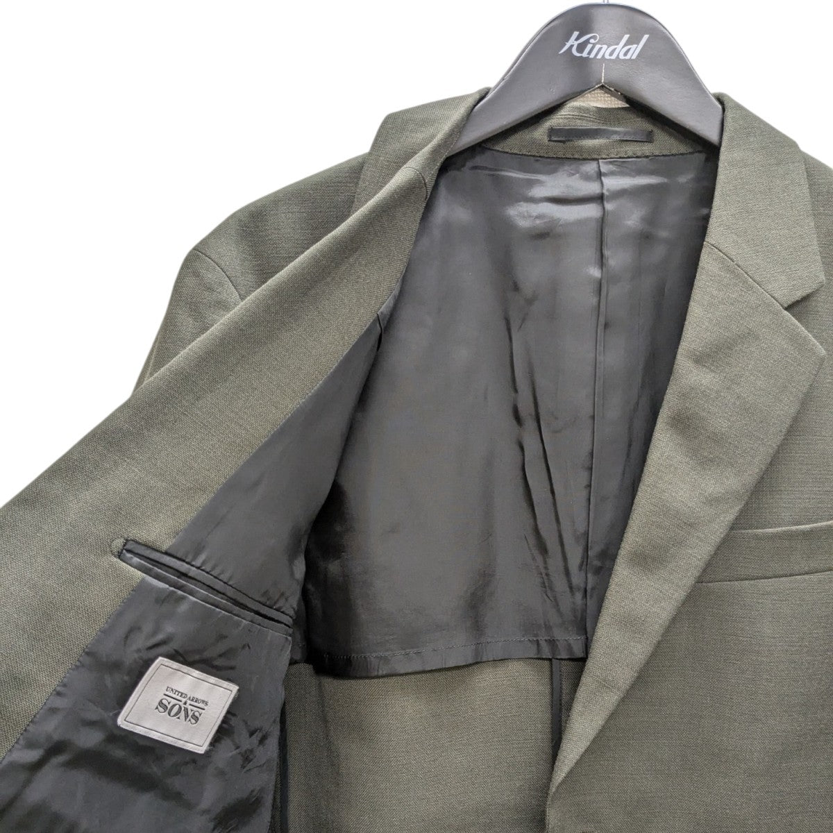 UNITED ARROWS & SONS グレー　セットアップ アウトレットのメンズのスーツ / セットアップ（グレー）の商品