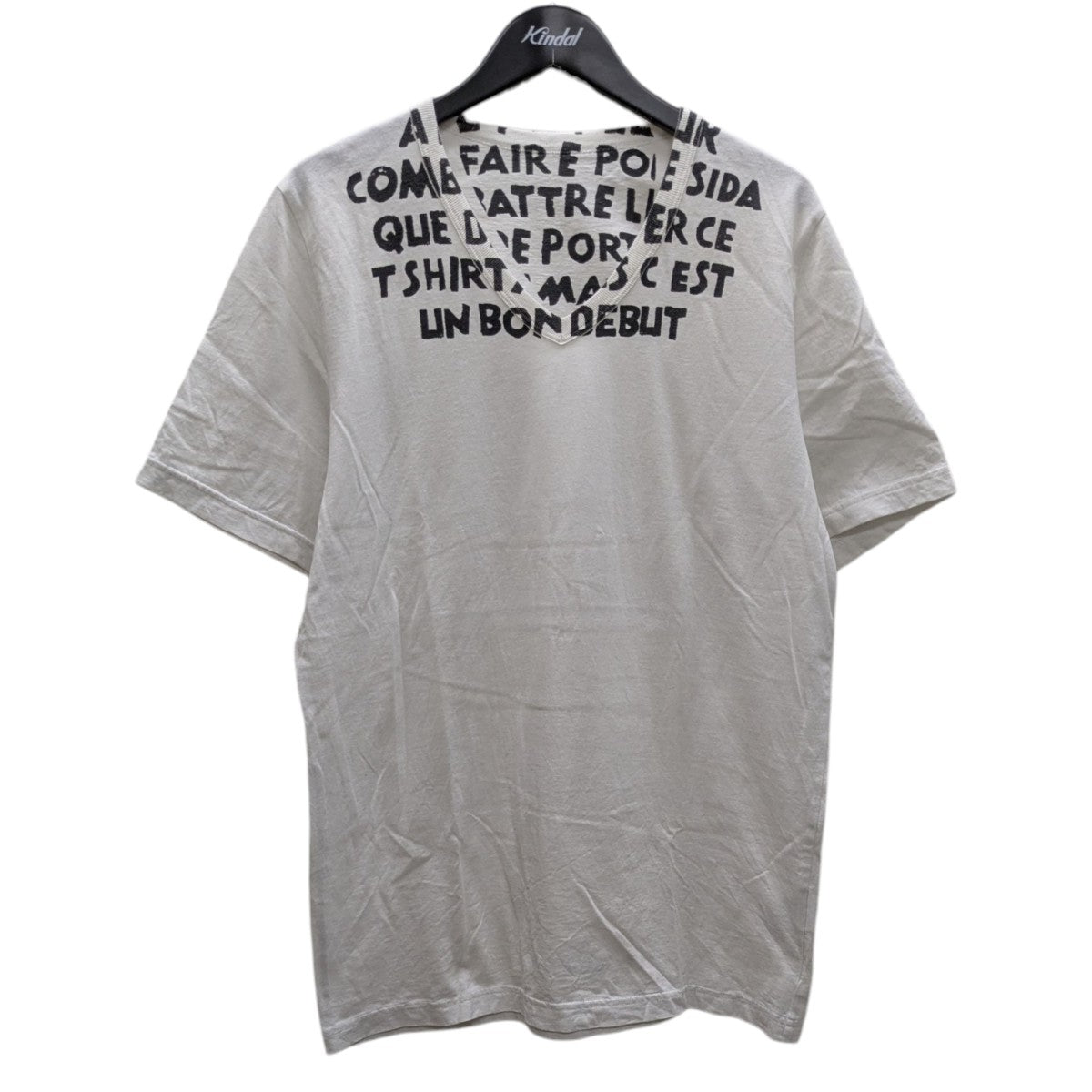 マルタンマルジェラ MartinMargiela エイズTシャツ S サイズ ④ Martin Margiela(マルタンマルジェラ) エイズTシャツ S30GC0351