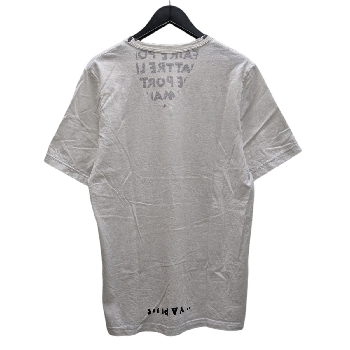 Maison Margiela グレー エイズTシャツ L マルタンマルジェラ Maison Martin Margiela エイズTシャツ
