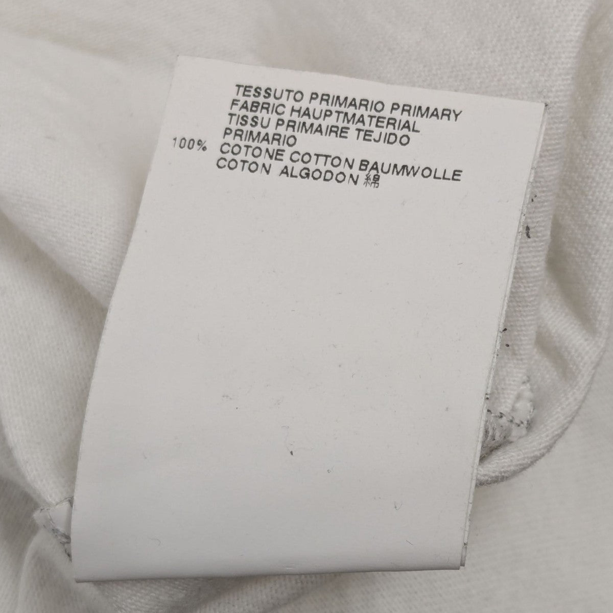 本人期 04SS マルタンマルジェラ アーカイブ 白タグ 肩ライン Tシャツ L Maison Margiela（旧Maison Martin Margiela） - レア☆マルタン