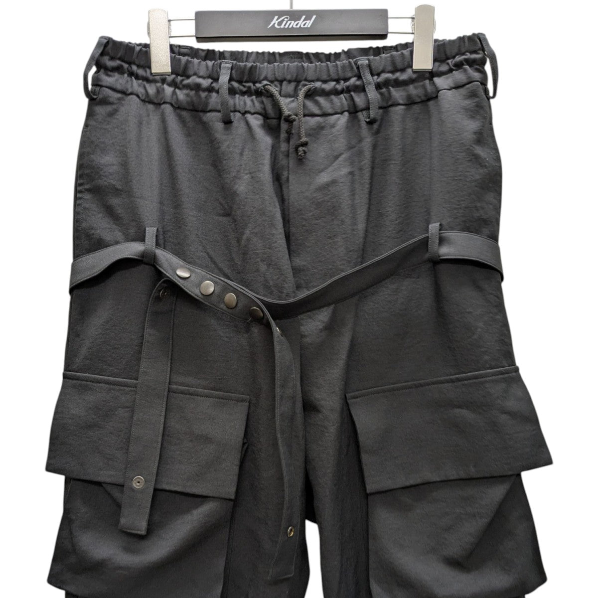 ヨウジヤマモトプールオム 15ss クロップドサルエルパンツ 裾ボタン サイズ2 ヨウジヤマモトプールオム 15ss クロップドサルエルパンツ 裾