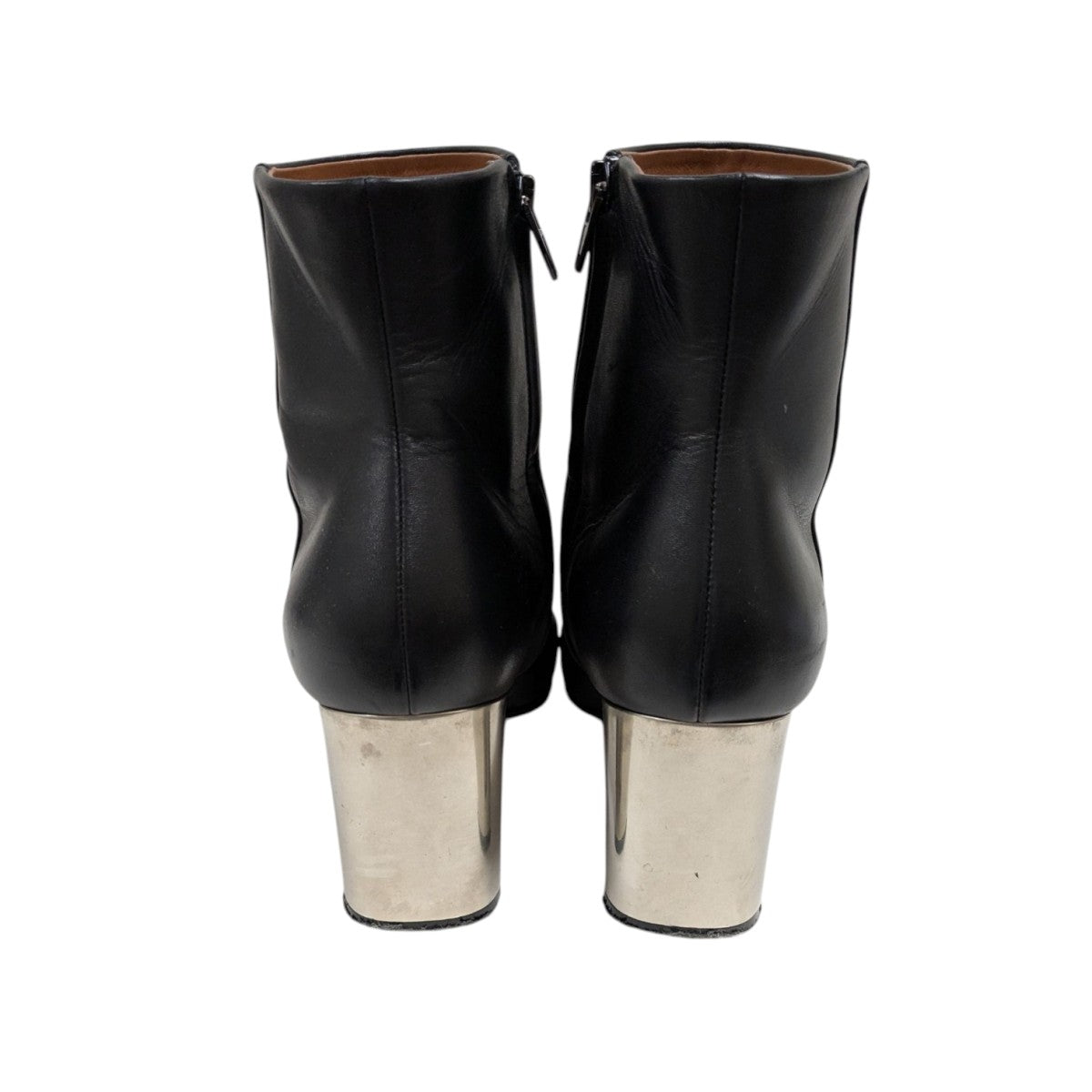 CELINE メタルヒールブーツ サイズ36 CELINE - CELINE セリーヌ メタルヒール サイドジップ レザー