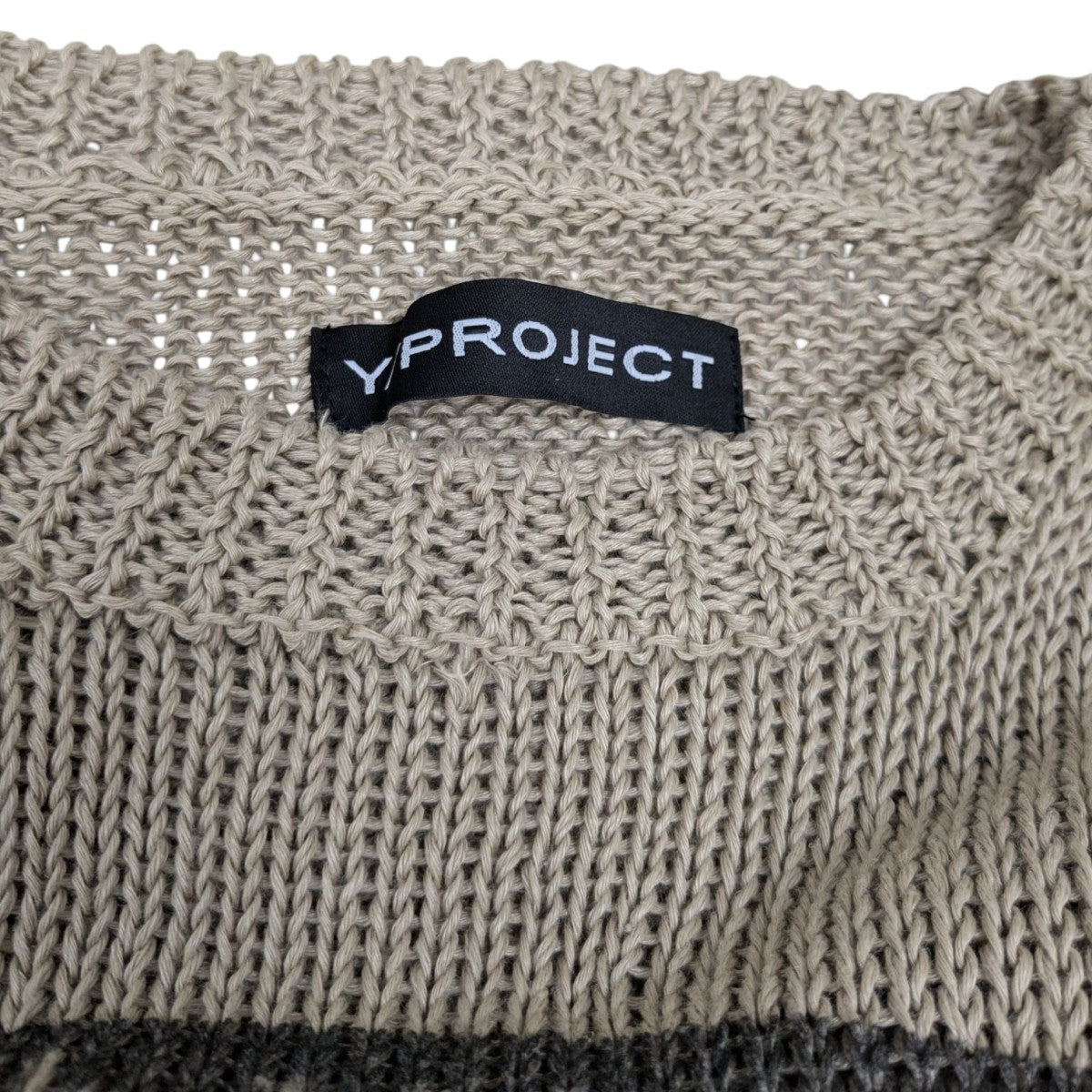 Y/PROJECT ワイプロジェクト 変形ニット 柄 S Y/PROJECT ワイプロジェクト 変形ニット 柄 S