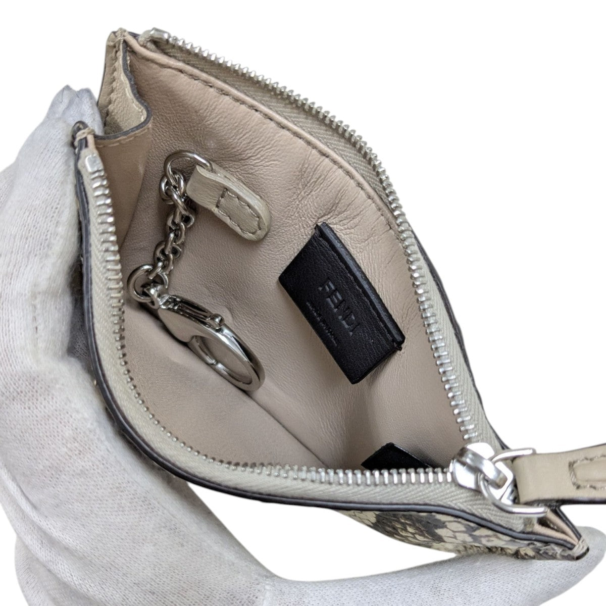 Fendi ヘビ革 コインケース マルチカラー FENDI(フェンディ) パイソンコインケース 8AP161/229-8210