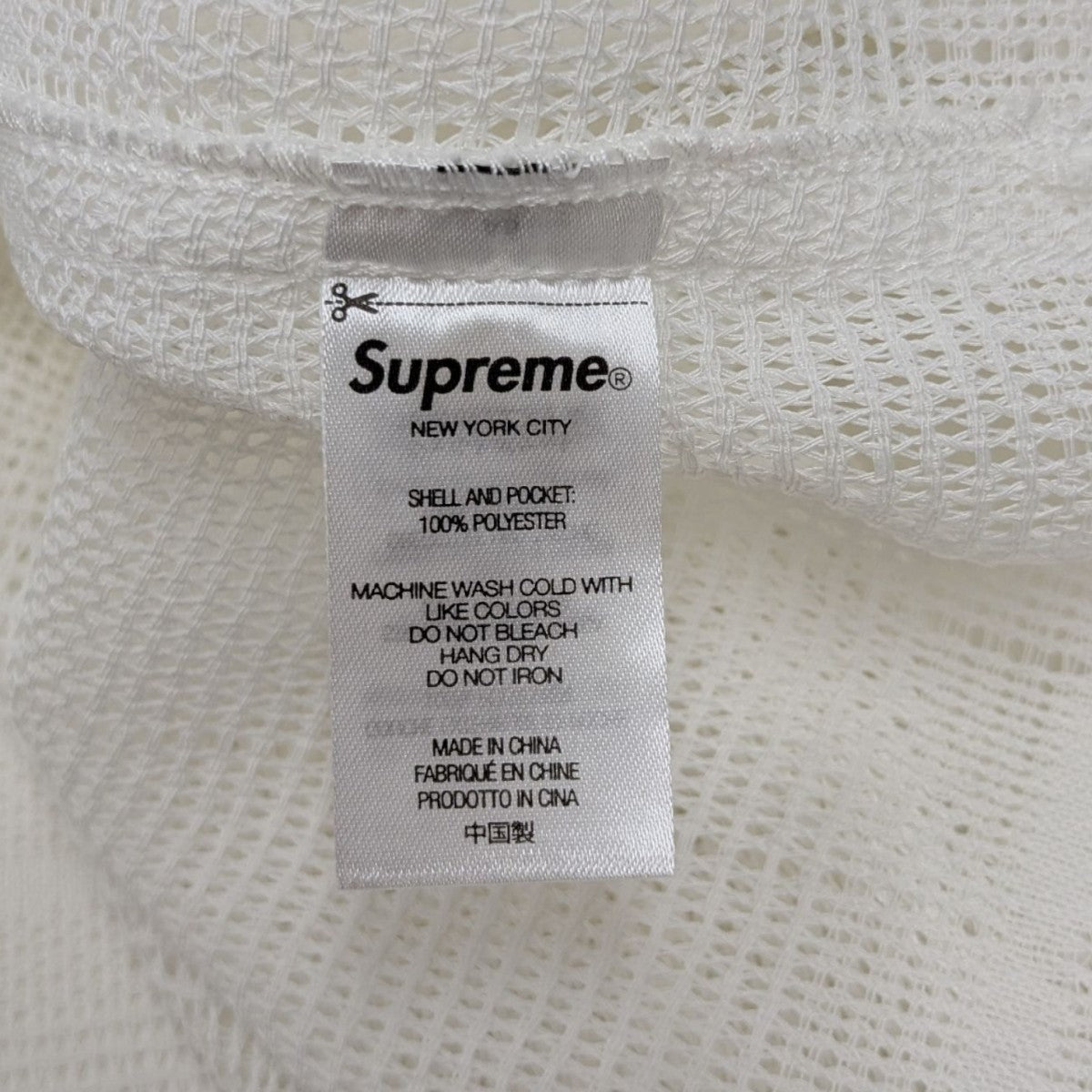 トップス supreme Mesh Stripe S/S Shirt 23ss white Supreme(シュプリーム) 23SS Mesh Stripe S S Shirt半袖メッシュ