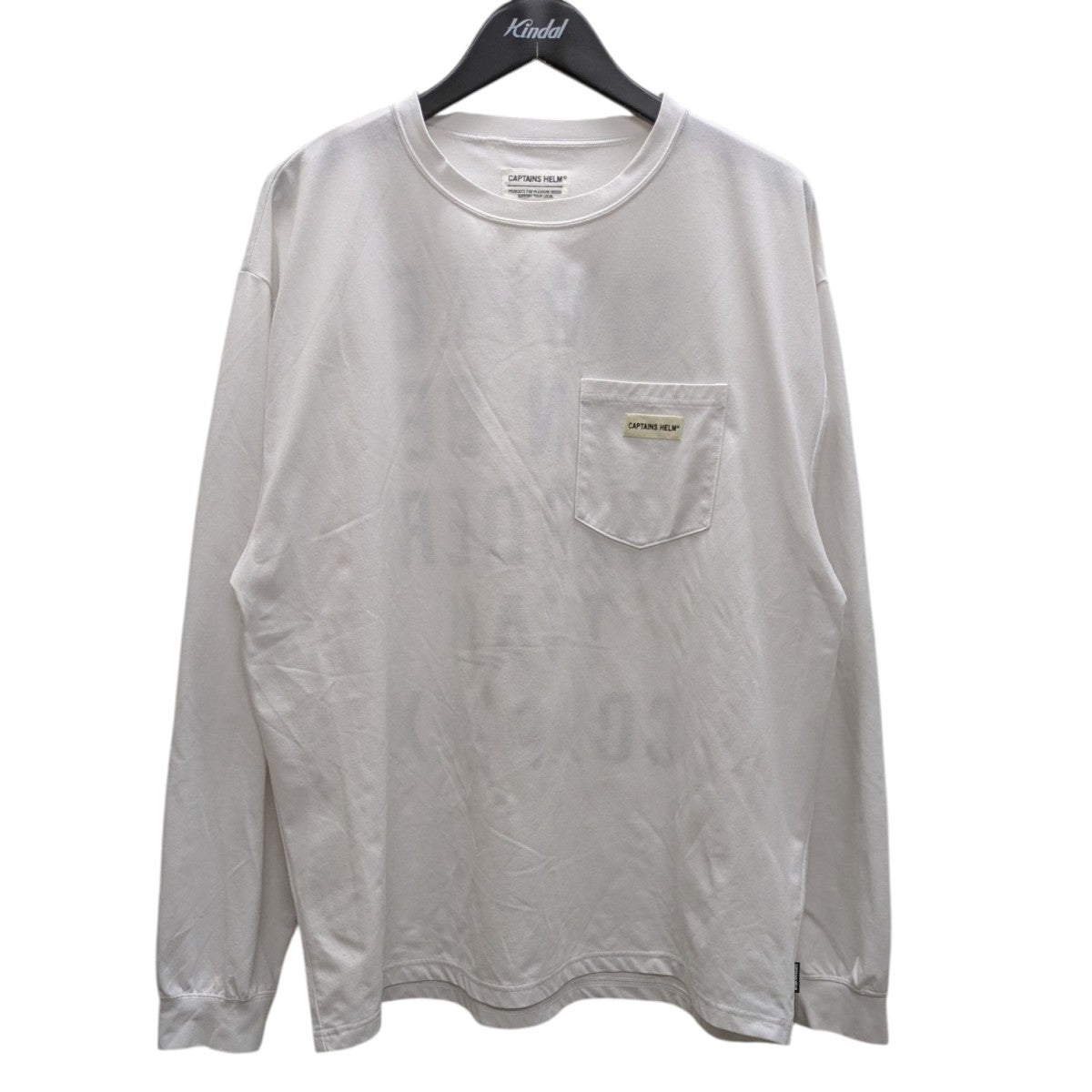 キャプテンズヘルム #38 CAPTAINS LS TEE XLブラック キャプテンズヘルム #38 CAPTAINS LS TEE XLブラック