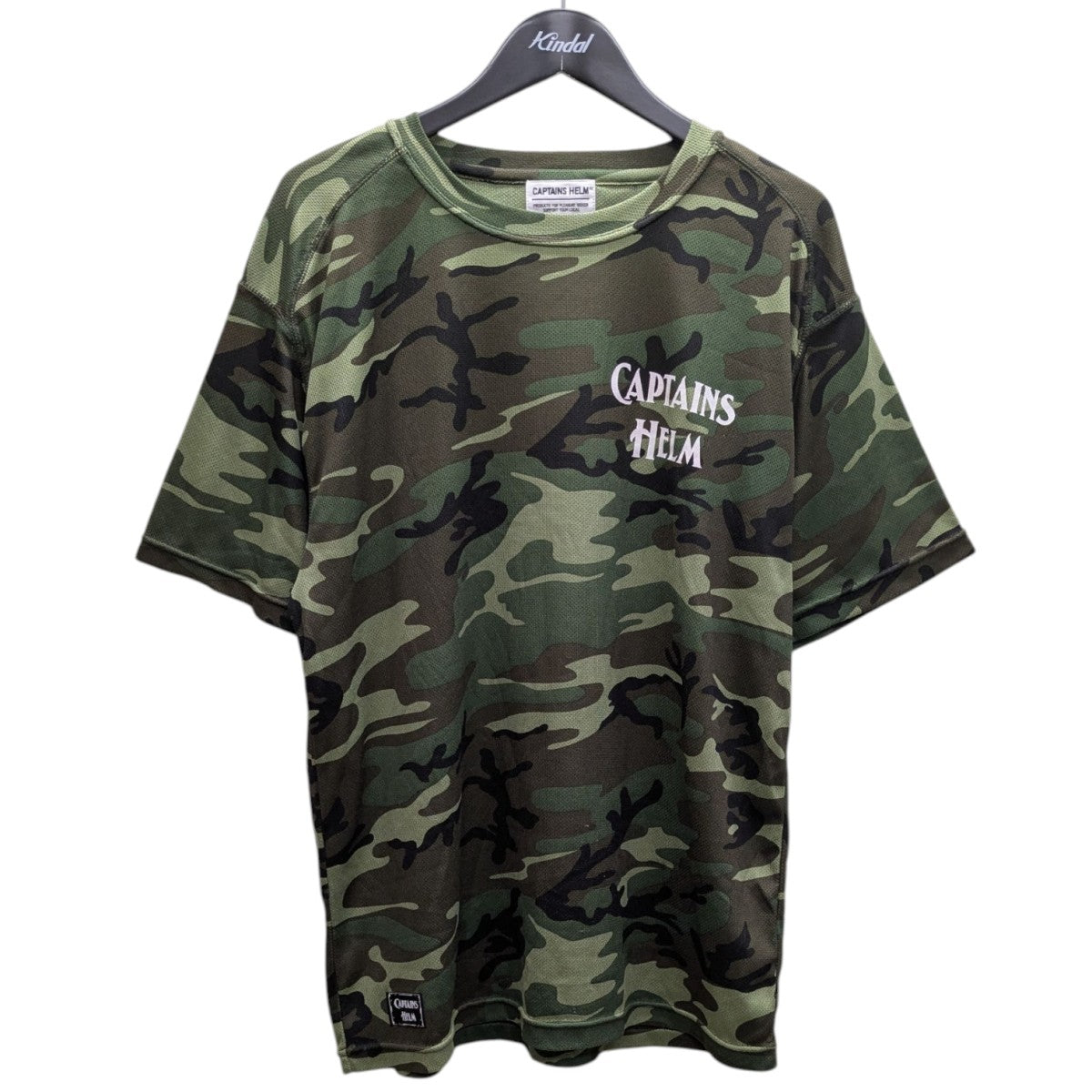 CAPTAINS HELM(キャプテンズヘルム) カモフラ ロゴメッシュT