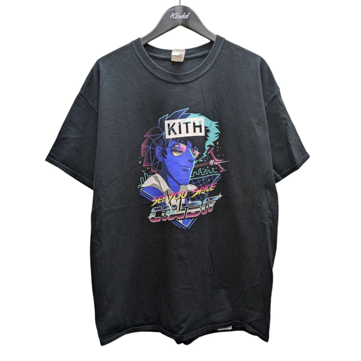 KITH ブラック クロップド Tシャツ Mサイズ KITH（キス）Tシャツ・カットソー 黒 サイズ:XS メンズ