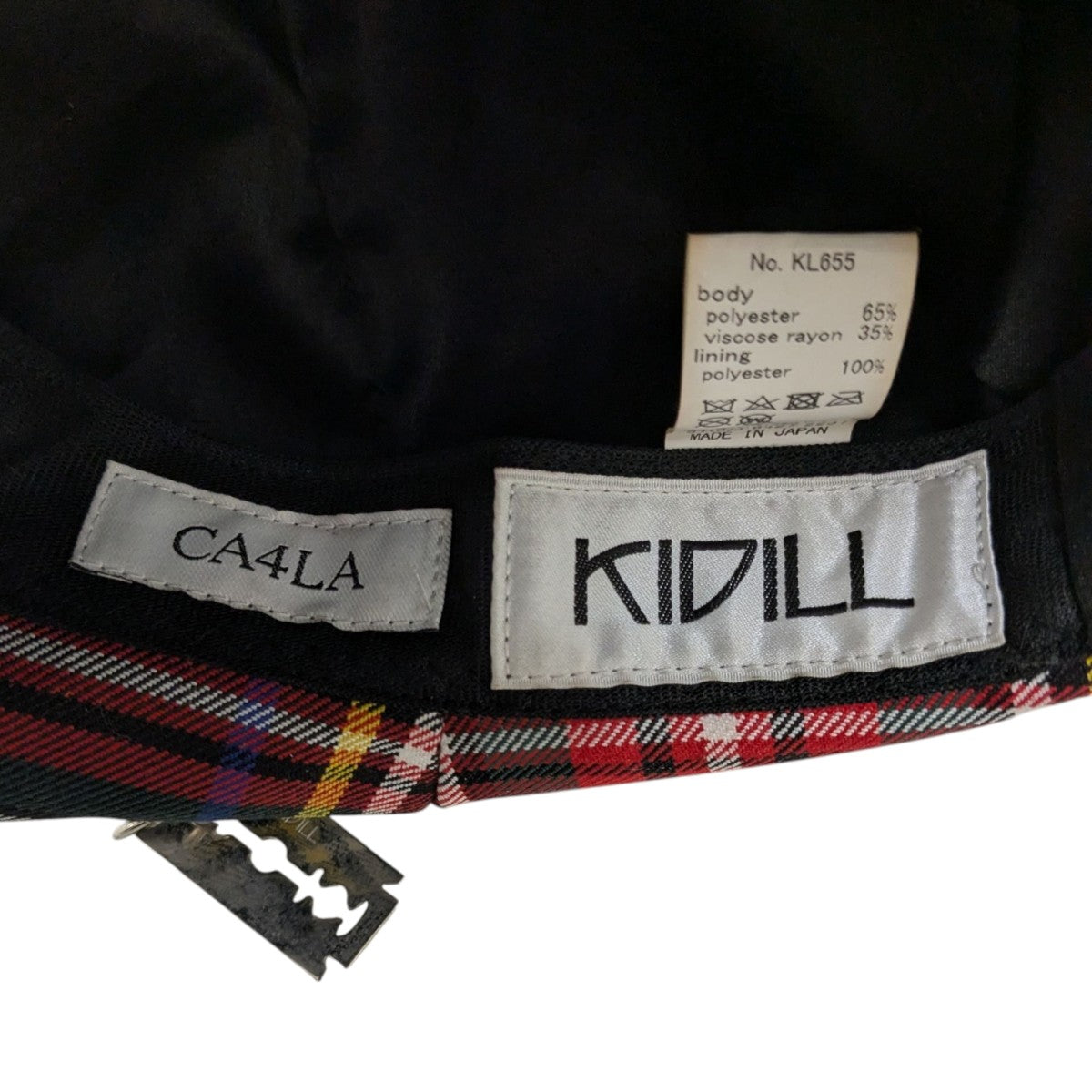 KIDILL CA4LA メタルバッジキャスケット KIDILL CA4LA メタルバッジキャスケット KIDILL × CA4LA 2022-23