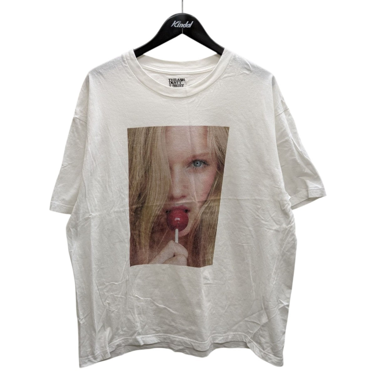 “Naked Fashion Girls”×Stie-lo “Lollipop” Crewneck T-SHプリントTシャツ25MND-STL002