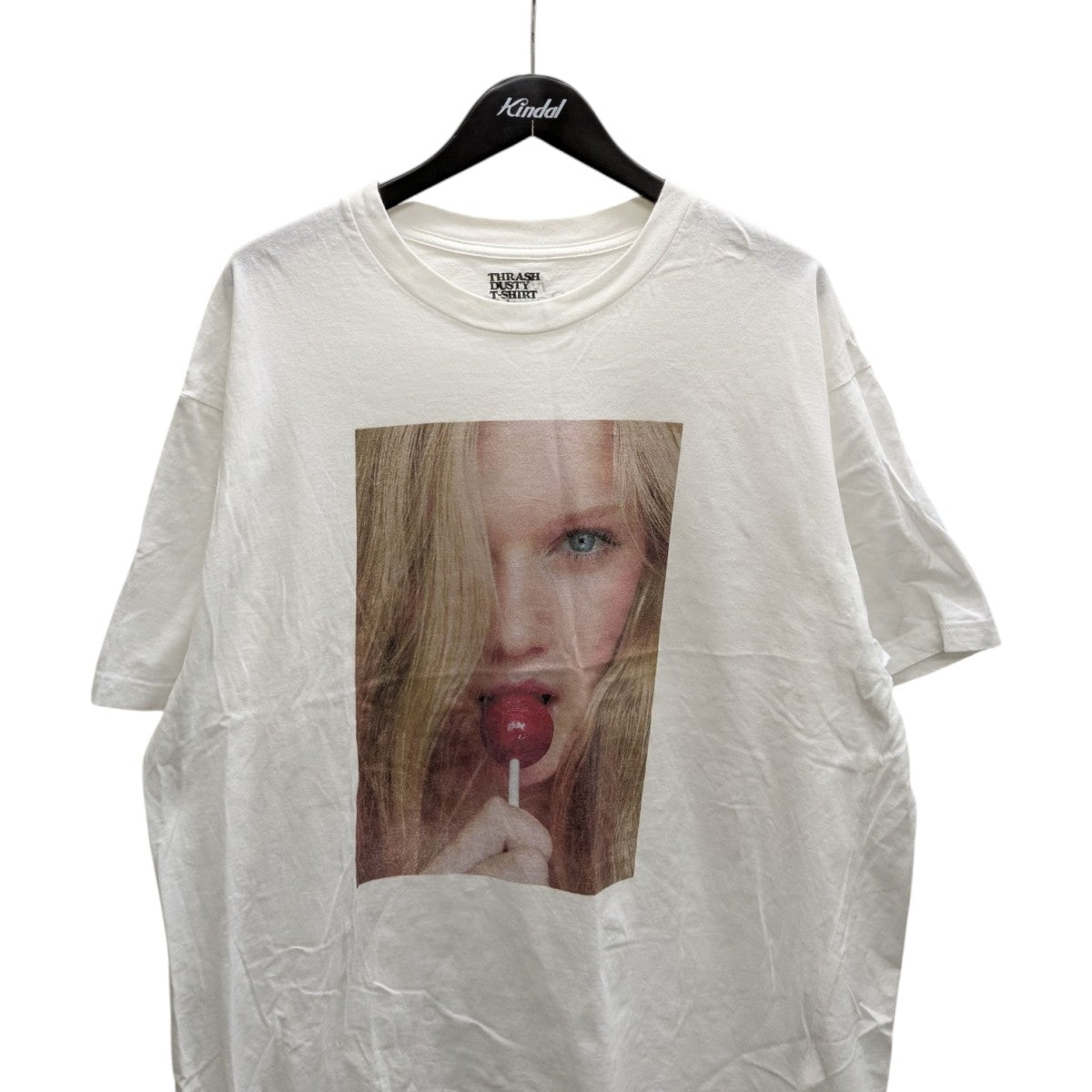 “Naked Fashion Girls”×Stie-lo “Lollipop” Crewneck T-SHプリントTシャツ25MND-STL002