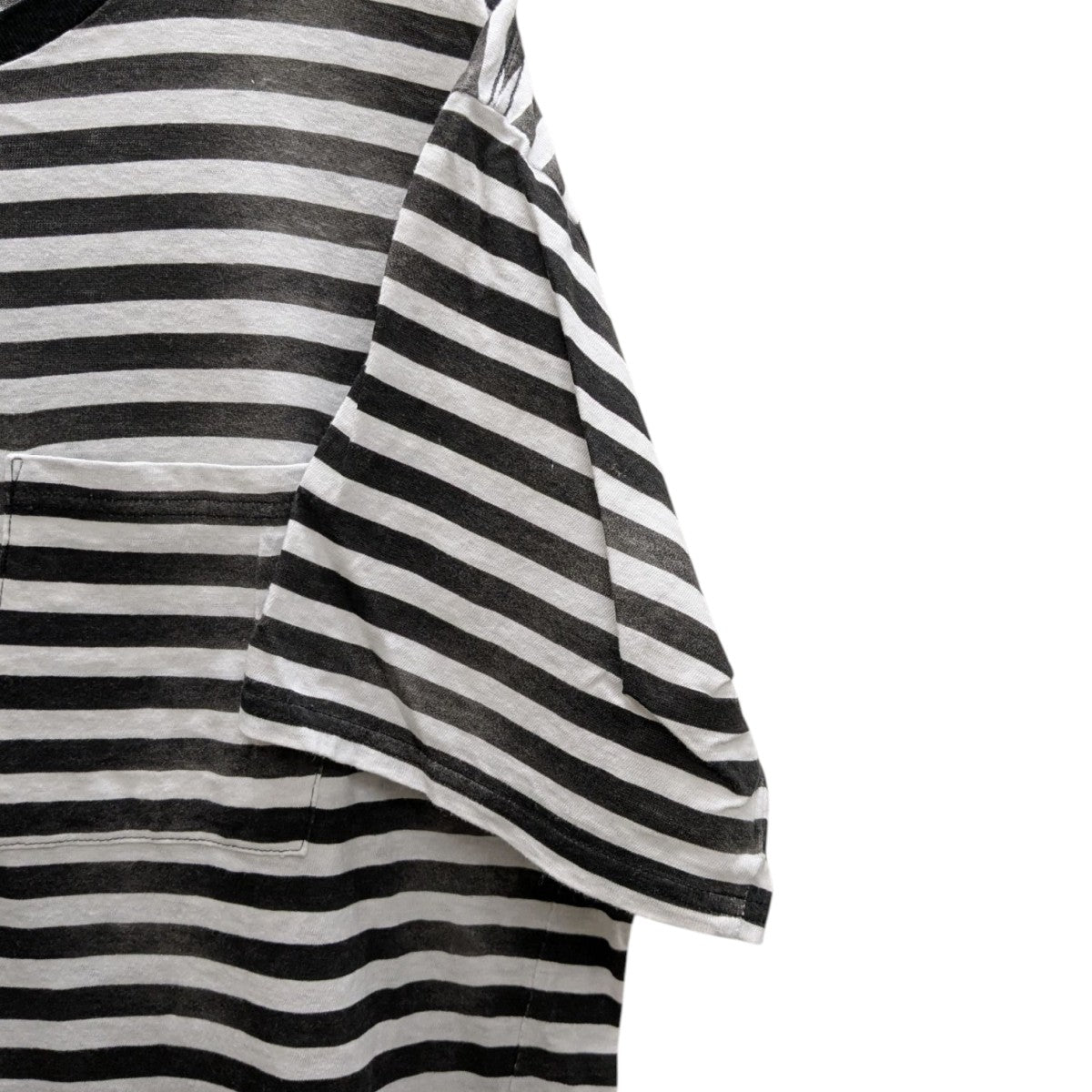 MINEDENIM(マインデニム) Hazy Border T-SHボーダーTシャツ2206-6001