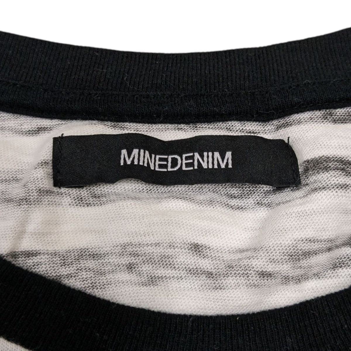 MINEDENIM(マインデニム) Hazy Border T-SHボーダーTシャツ2206-6001