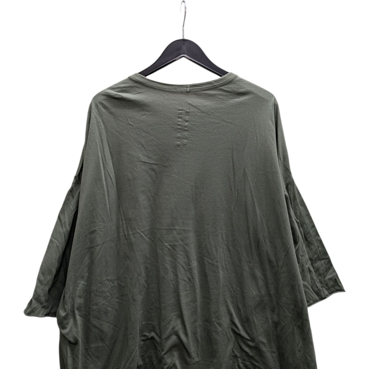 リックオウエンス　無地T オーバーサイズ　ワンサイズ RICK OWENS】Jumboコットン オーバーサイズTシャツ☆国内発