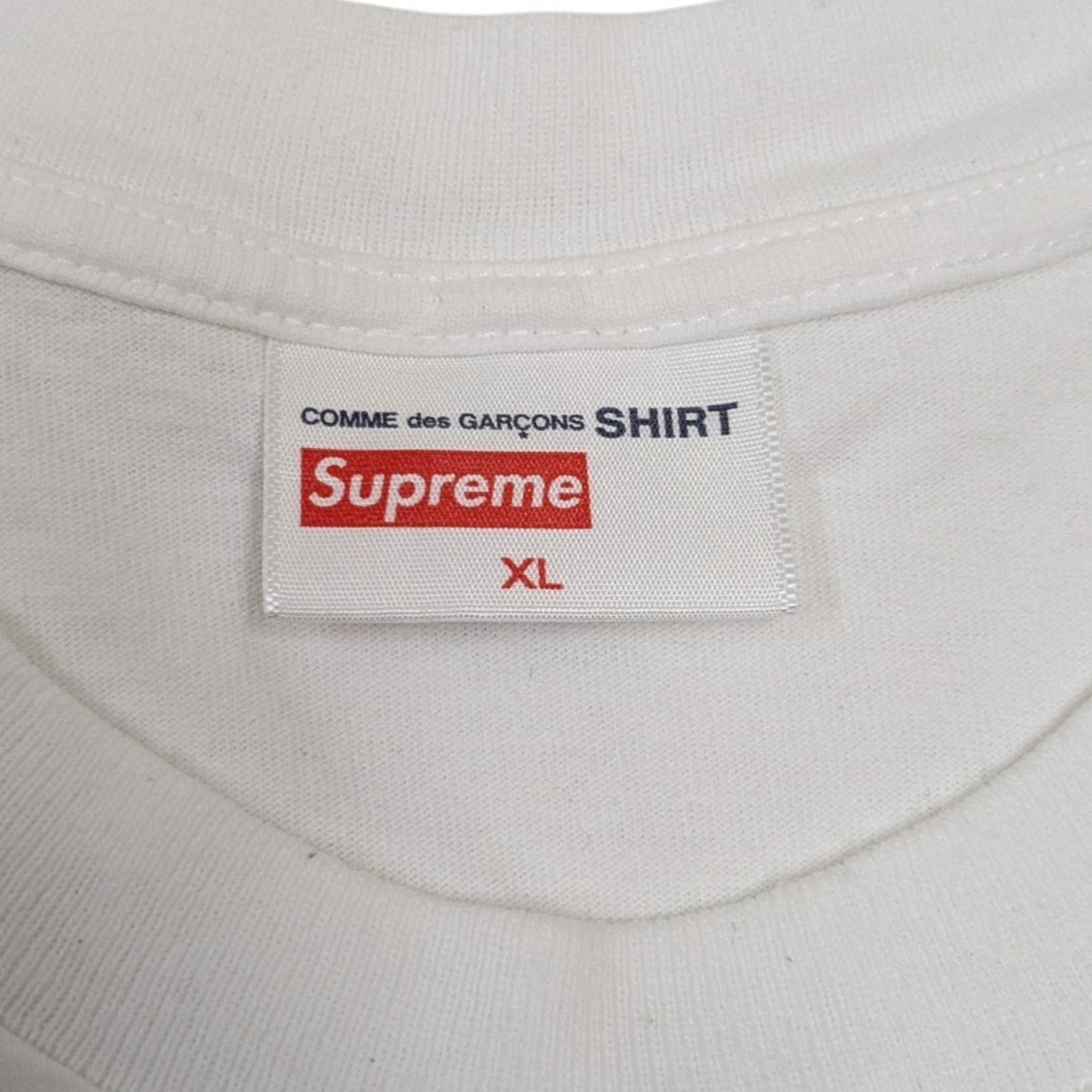 Supreme×COMME des GARCONS SHIRT Split Box Logo Teeスプリット