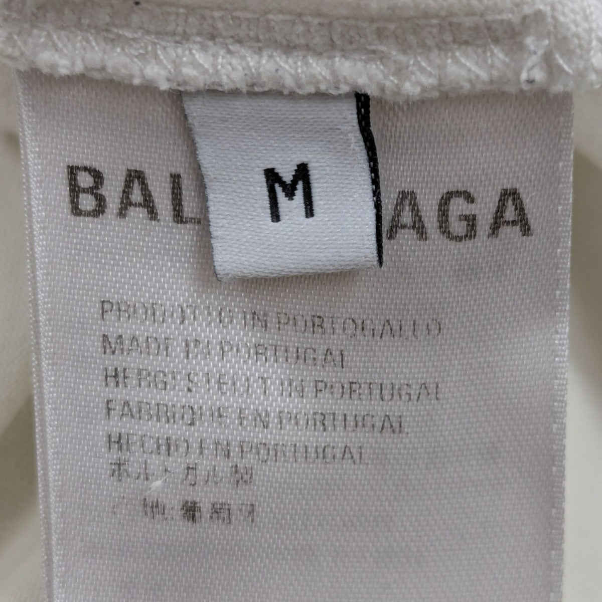 19SS ダメージ加工 BBレインボーロゴ刺繍 クルーネック カットソー 半袖Tシャツ