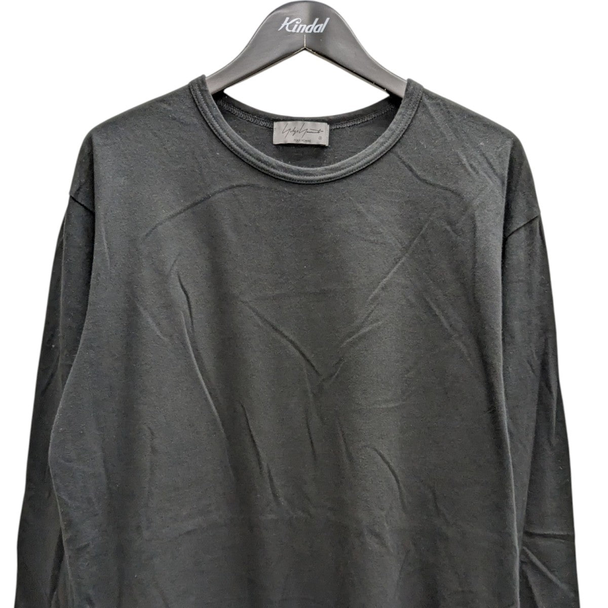 ヨウジヤマモト ファム 21SS リーフプリントロングスリーブTシャツ Yohji Yamamoto pour homme(ヨウジヤマモトプールオム) ULTIMA