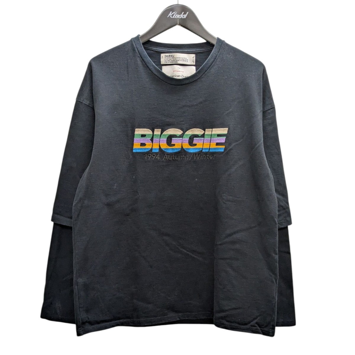 Dairiku ロンT HOLLYWOOD Layered T-Shirt HOLLYWOOD Layered T-shirt (20AW C-4) | DAIRIKU / カットソー
