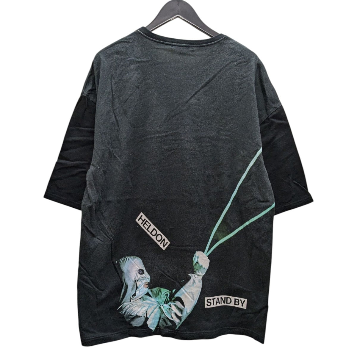 UnderCover アートプリント Tシャツ サイズ3 UNDERCOVER Tシャツ L ブラック 苺 顔 プリント アート コットン