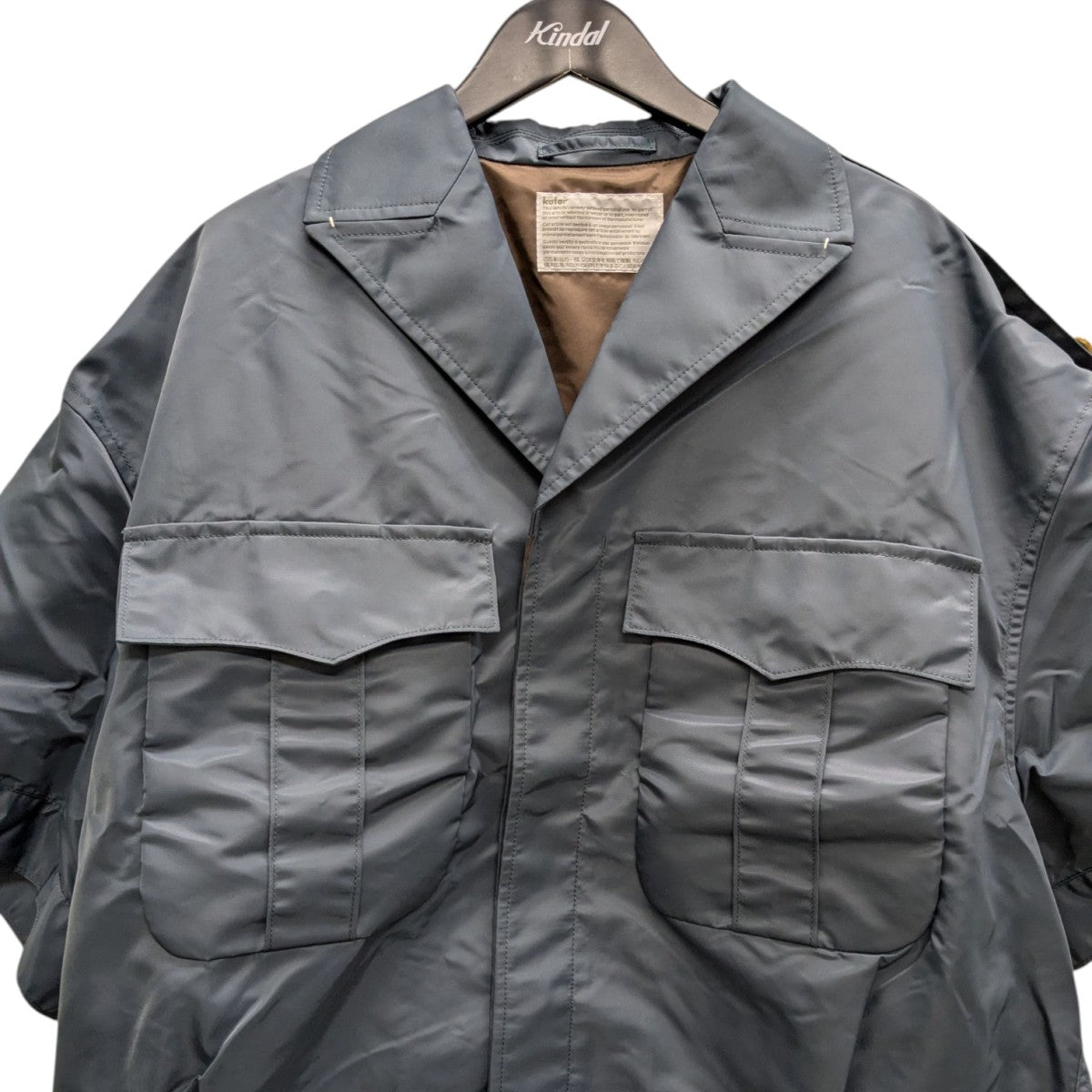 kolor 23SCM-G01101 サイズ3 ブルゾン KOLOR(カラー) 25SS NYLON S S BLOUSON ナイロンシャツブルゾン