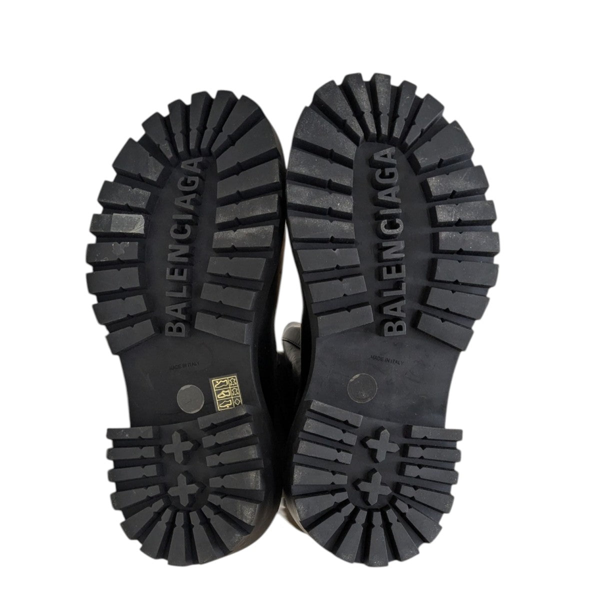 BALENCIAGA　バレンシアガ　グローブ　ブーツ　レザー BALENCIAGA】バイカーブーツ (BALENCIAGA/ブーツ