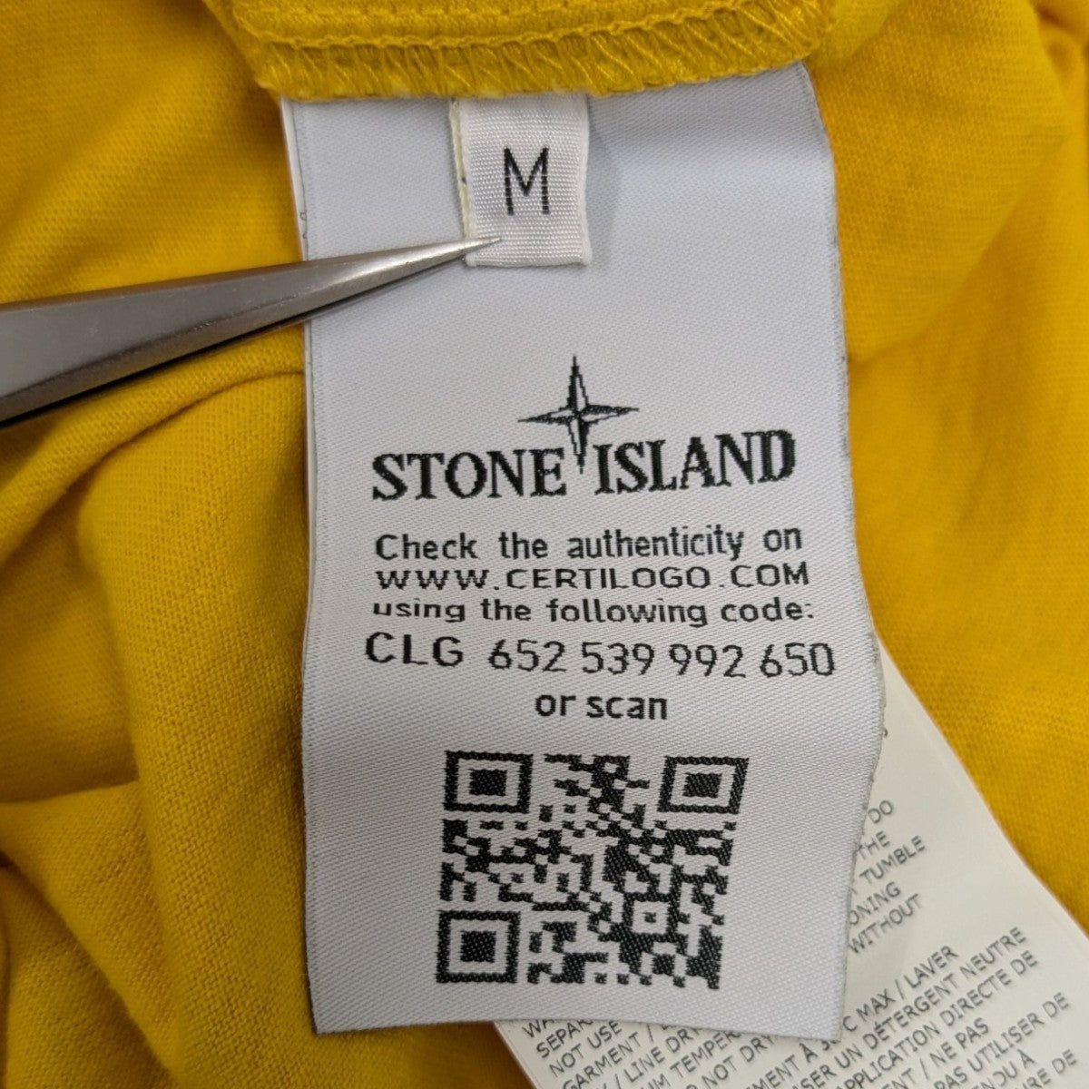 STONE ISLAND 胸ロゴTシャツ 古着・中古-7枚目のアイテム画像
