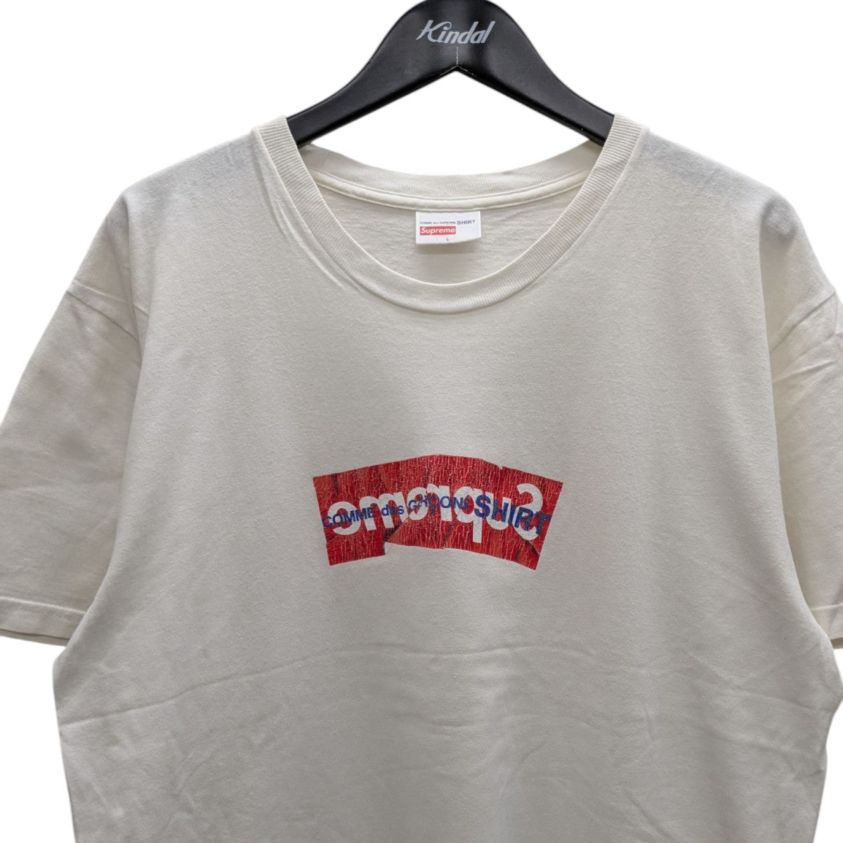 Supreme×COMME des GARCONS SHIRT Box Logo TeeプリントTシャツ 古着・中古-2枚目のアイテム画像