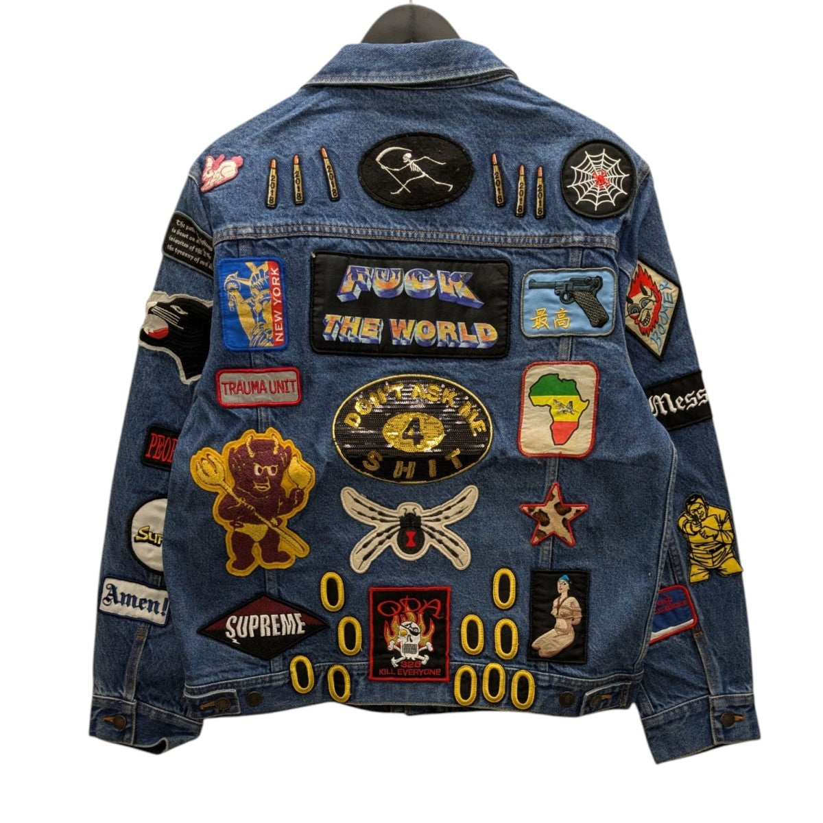 supreme(シュプリーム) Patches Denim Trucker Jacketパッチ