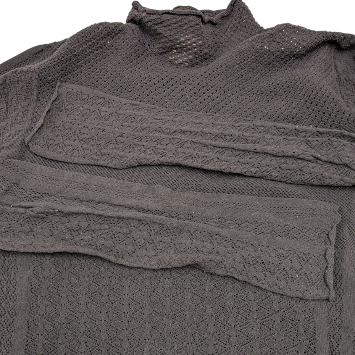 FETICO(フェティコ) 24AW LACE KNIT HIGH NECK BODYSUIT レース
