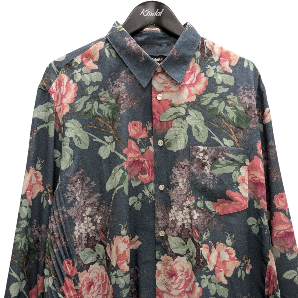 JUNYA WATANABE(ジュンヤワタナベ) 24AW 花柄プリーツシャツ JN