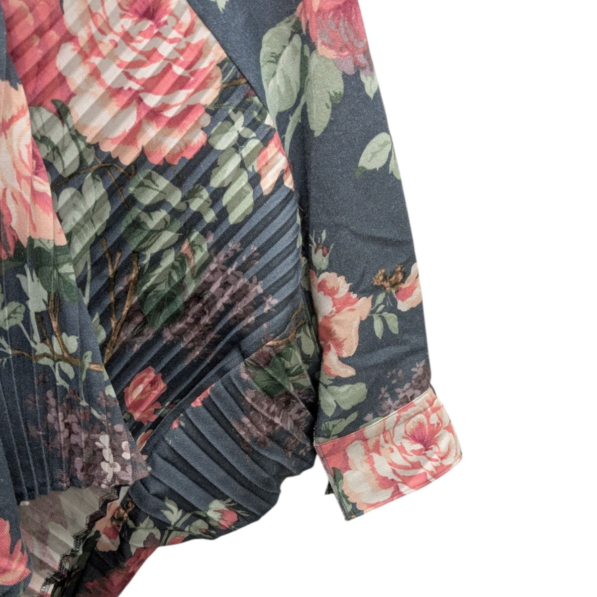 専用【美品】ジュンヤワタナベ archive ステンカラーコート 花柄 ローズ KING SIZE】【JAPAN TWEED with REAL