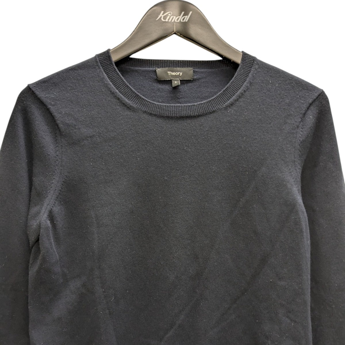 Theory セオリー　ドルマンスリーブニットチャコールグレー　グレー系 theory(セオリー) クルーネックニット 10-3301720-880-902