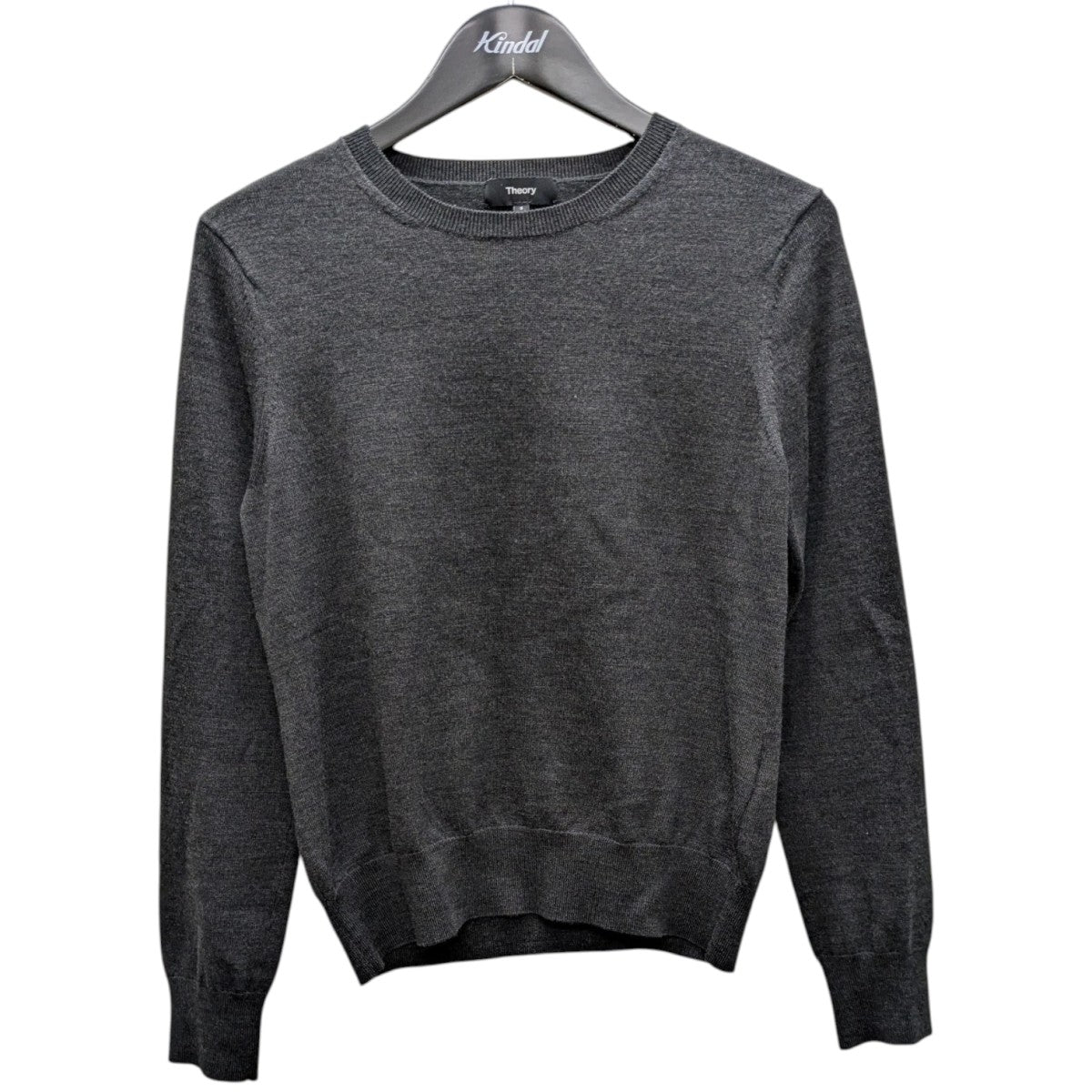 【美品】Theory セオリー ブラック クルーネックニット Mサイズ theory(セオリー) クルーネックニット 10-3301720-041-902
