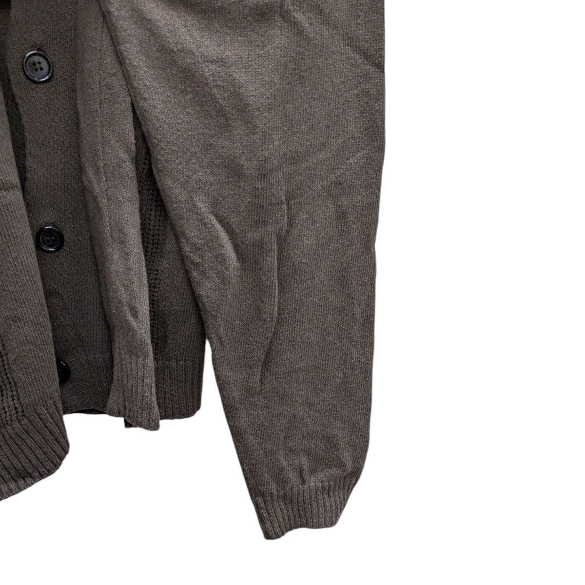 mfpen(エムエフペン) 長袖ニットポロシャツ ブラウン サイズ M