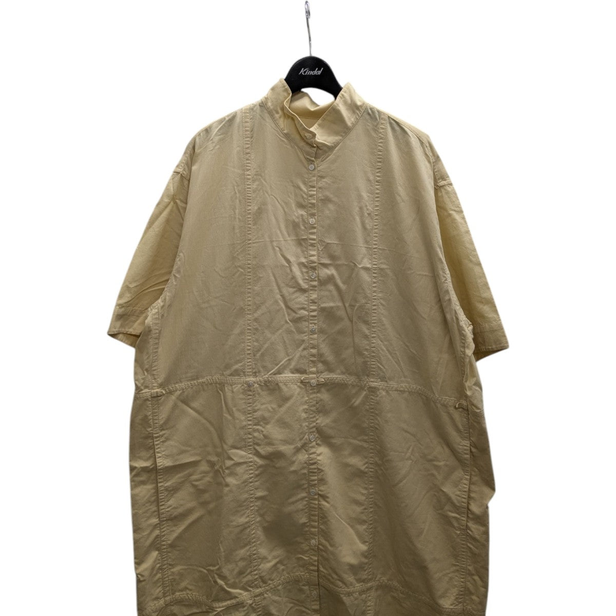週末限定値下　LEMAIRE ルメール　ノーカラーシャツ LEMAIRE(ルメール) 24AWEMBROIDERED COLLAR SHIRTシャツSH1129