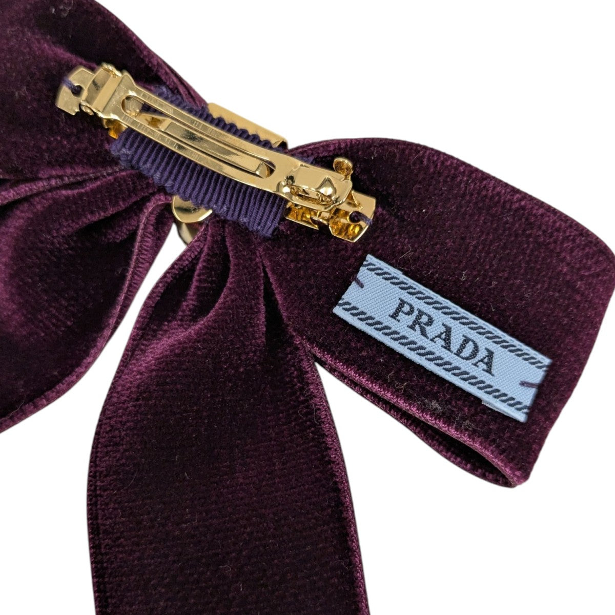 PRADA ベルベットシュシュ パープル PRADA ベルベットシュシュ パープル パープル（紫）系 PRADA