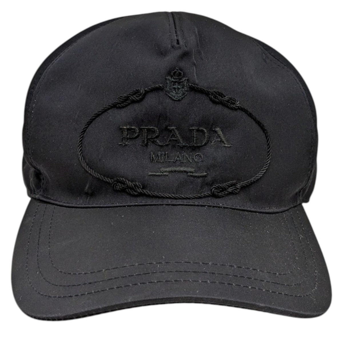 PRADA(プラダ) Re-Nylon ギャバジンxウール ニットキャップ UMD446