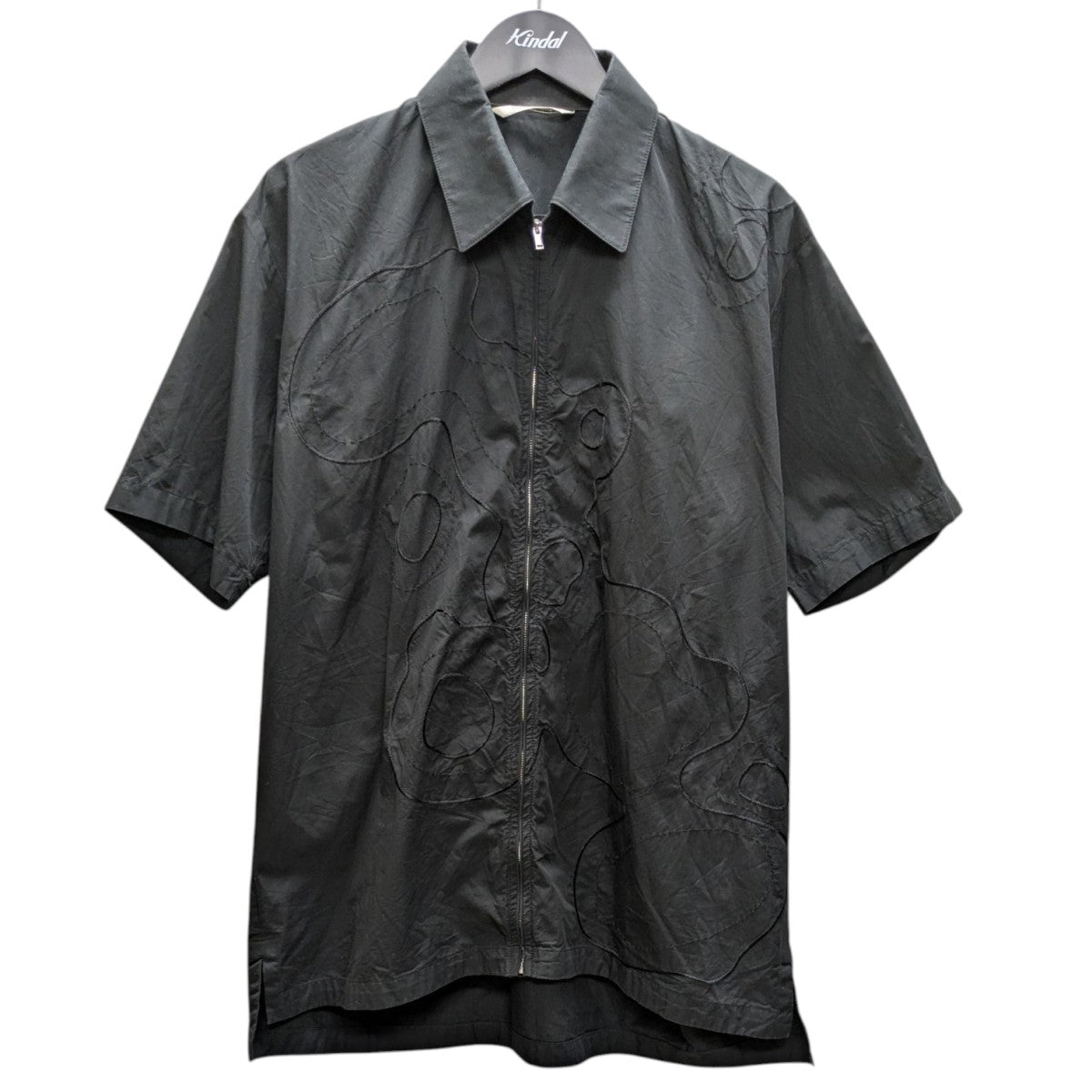CONERSTONE ショートスリーブジップシャツ 古着・中古-1枚目のアイテム画像