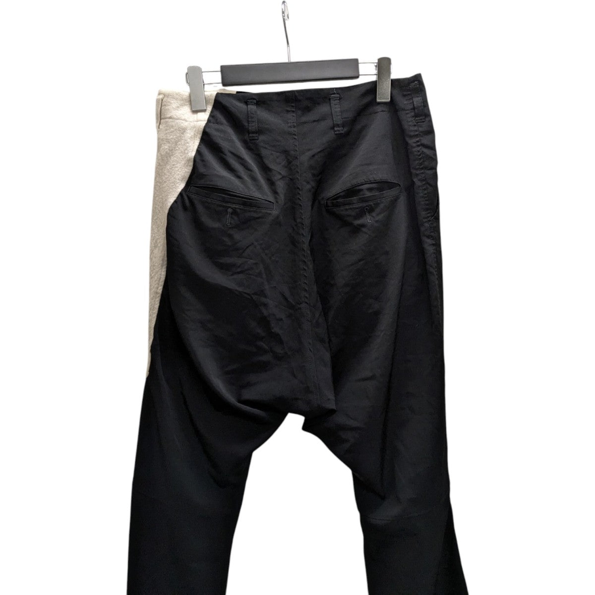 yohji yamamoto+Noir(ヨウジヤマモトプリュスノアール) 切替パンツNV
