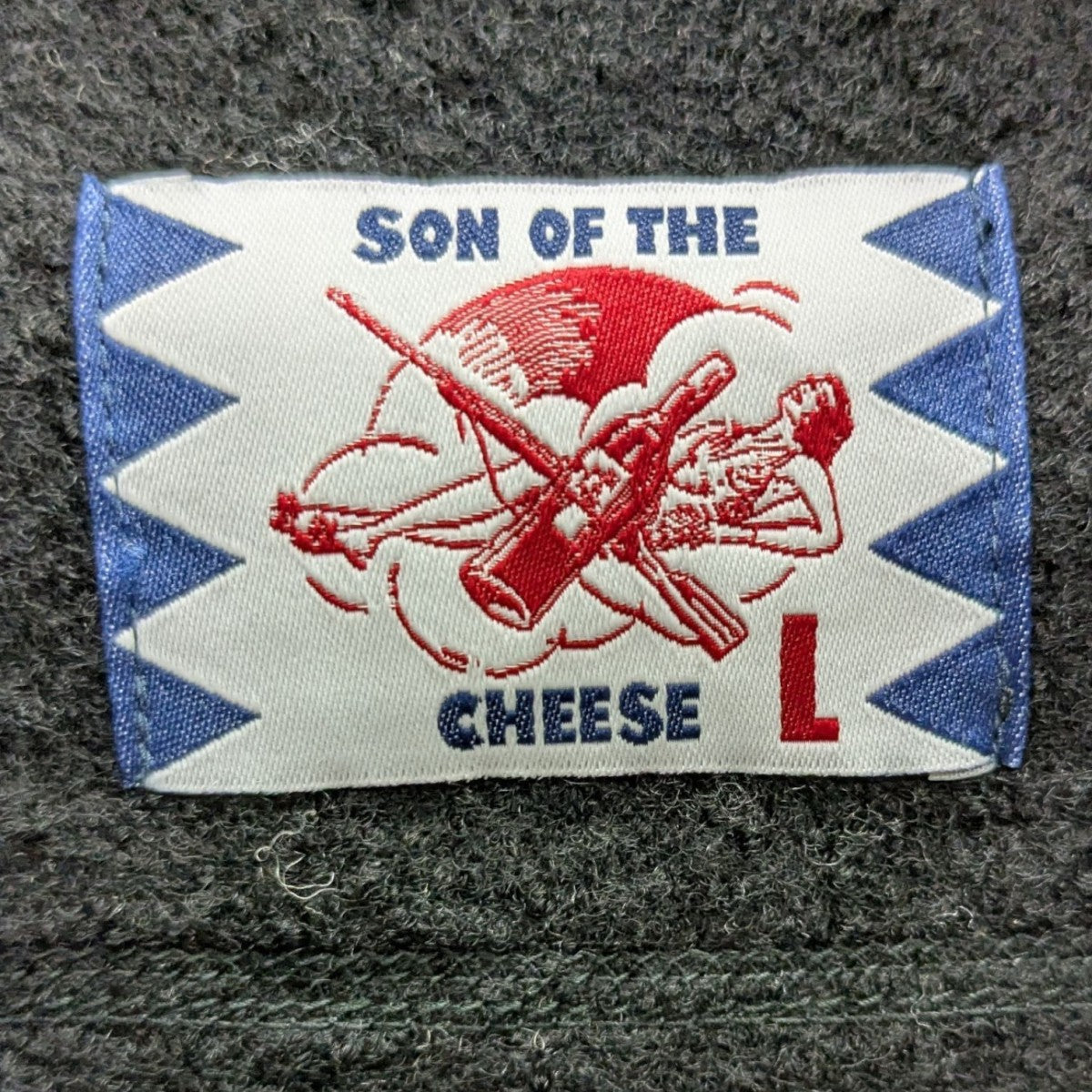 SON OF THE CHEESE(サノバチーズ) Fleece big Shirt BLACK フリース