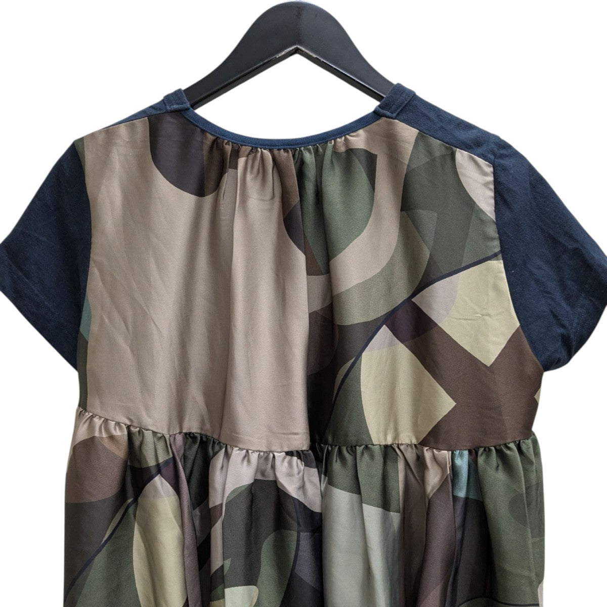 sacai×KAWS ドッキングブラウス 古着・中古-4枚目のアイテム画像