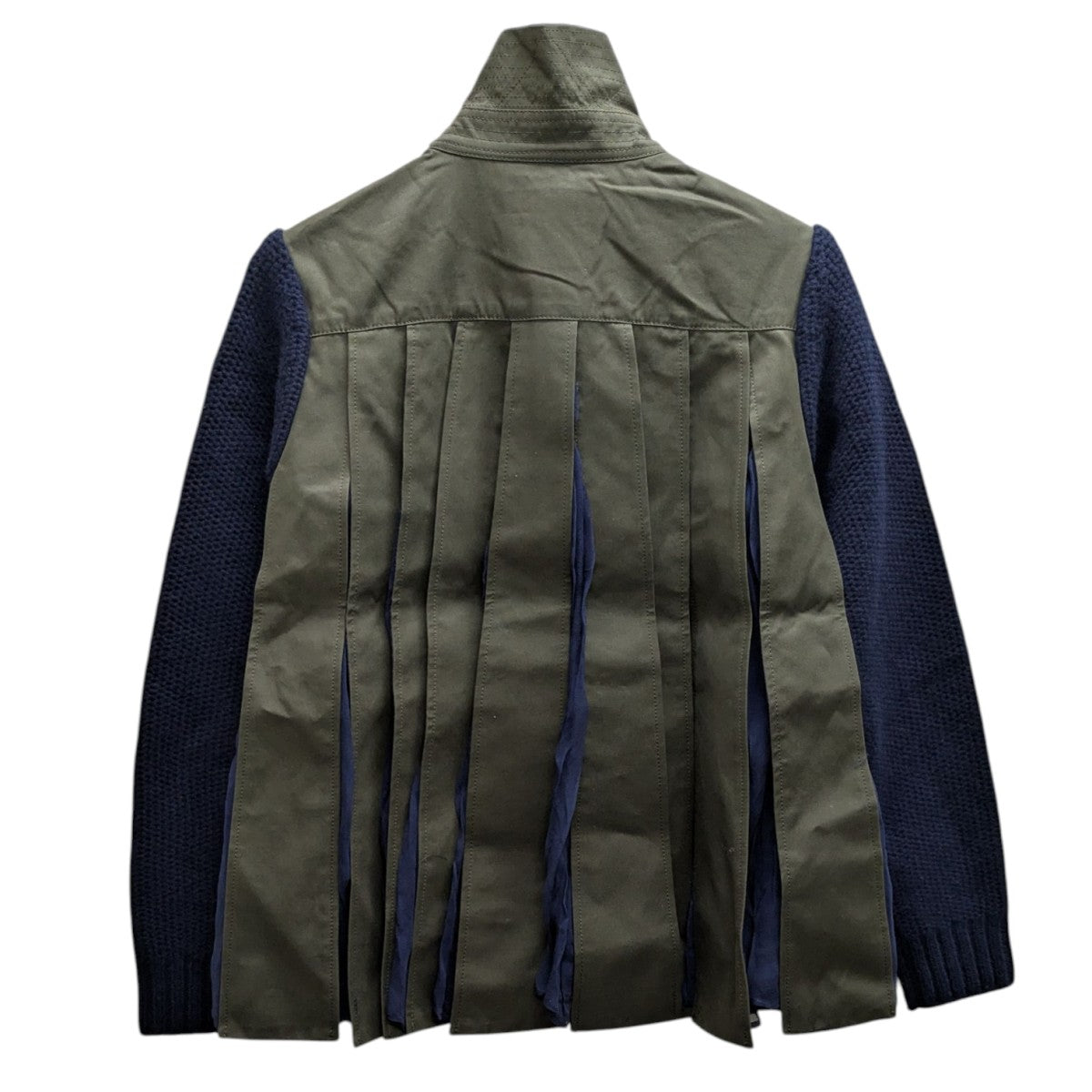 【お値下げ】sacai ドッキングニットジャケット sacai(サカイ) ドッキングニットジャケット 13-01885 ネイビー