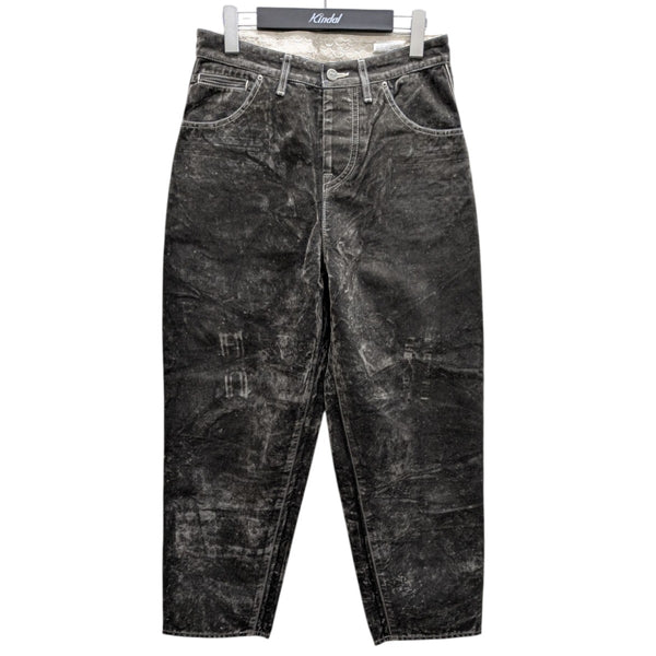 mina perhonen(ミナペルホネン) 23AW ベロア加工デニムパンツ dn4564