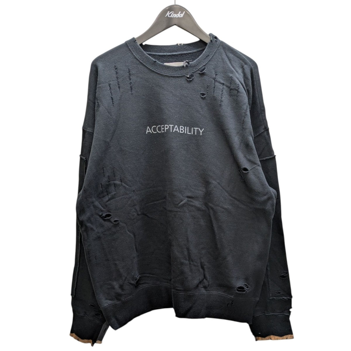ssstein 24AW Oversized Rebuild Sweat LS ダメージ加工スウェット 古着・中古-1枚目のアイテム画像