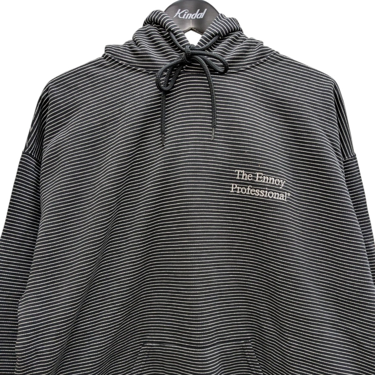 ENNOY(エンノイ) 24AW Border Hoodie Sweat ボーダーロゴ