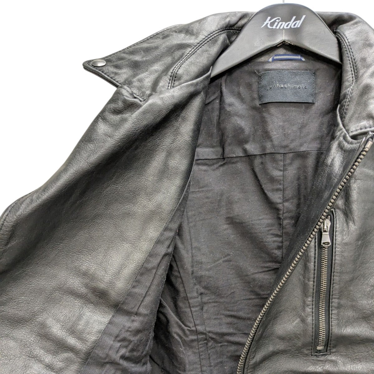 セール　junhashimotoビックジップレザージャケット junhashimotoジュンハシモトBIG ZIP INNER RIDERS - メルカリ