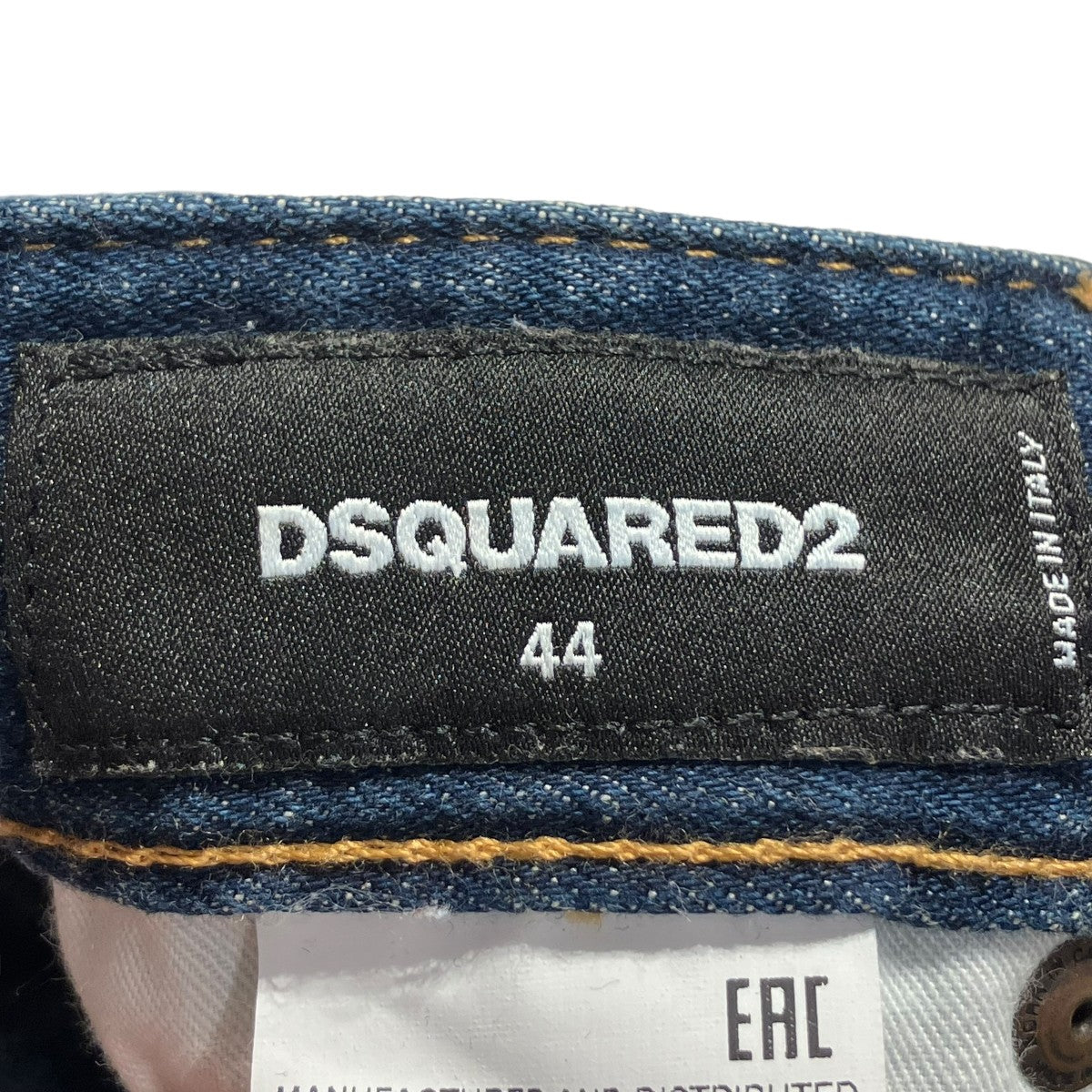 DSQUARED2 グレー ダメージ加工 サイズ48 DSQUARED2 グレー ダメージデニムパンツサイズ48 - メルカリ